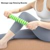 10 Wheels Massage Roller Muscle Sore Pain Relief Deep Tissue Relaxation Physical Therapy Leg Arm Belly Back Full Body Roller Massager Stick Shaft