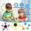 Catching Stone Fidget Spinner Toy DIY Spinning Toy with Detachable Jacks Stone Kids Teens Adults Stress Anxiety Relief Sensory Fingertip Gyroscope