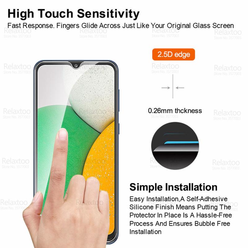 Protective Glass For Samsung Galaxy A03 Core / A03 Tempered Glass A03Core SM-A032F, SM-A032F/DS HD Screen Protector Guard Film