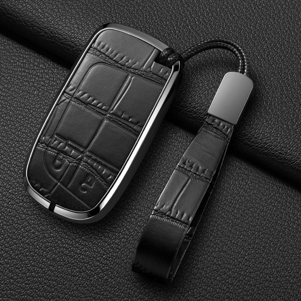 Чехол для ключей Jeep для Compass, Cherokee, Renegade, Grand Cherokee, Commander - Прочная сумка-кошелек с застежкой-пряжкой