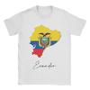 Ecuador Flag Tee Shirt For Unisex Wounisex Graphic Printing T Shirts 100 Cotton Clothing