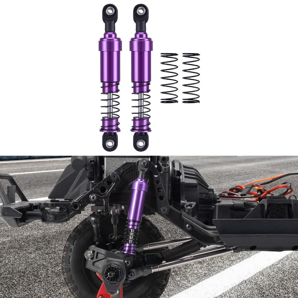 2 Pieces 1/10 RC Car Shock Absorber Damper Accessory Metal Spring,Spare Parts,for Trucks,Vehicles