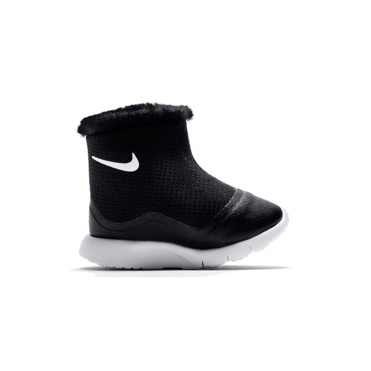 Nike Tanjun HI Термо Высокие Спортивные Повседневные Кроссовки Черно-Белые Для Младенцев и Малышей 922870-005