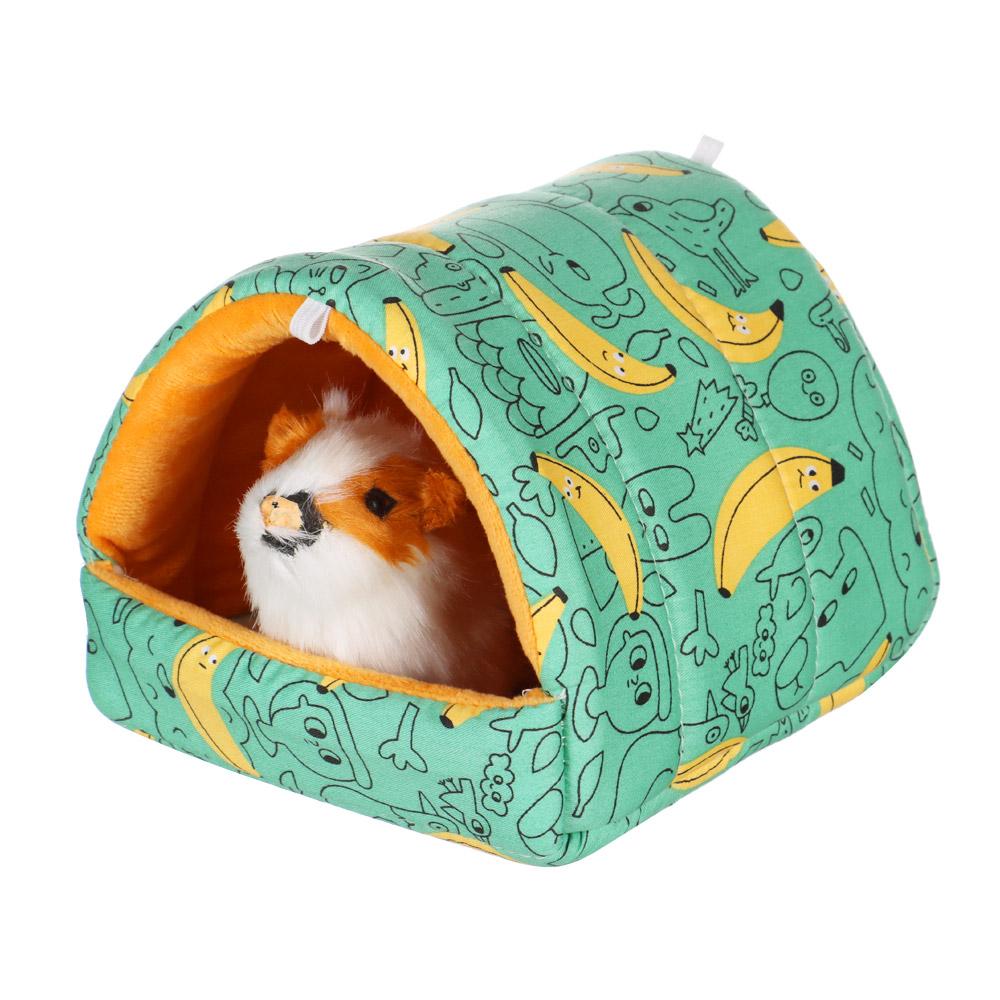 Rabbit Squirrel Winter Mini Cage Guinea Pig Nest Small Animal Sleeping Bed Hamster House Warm Mat