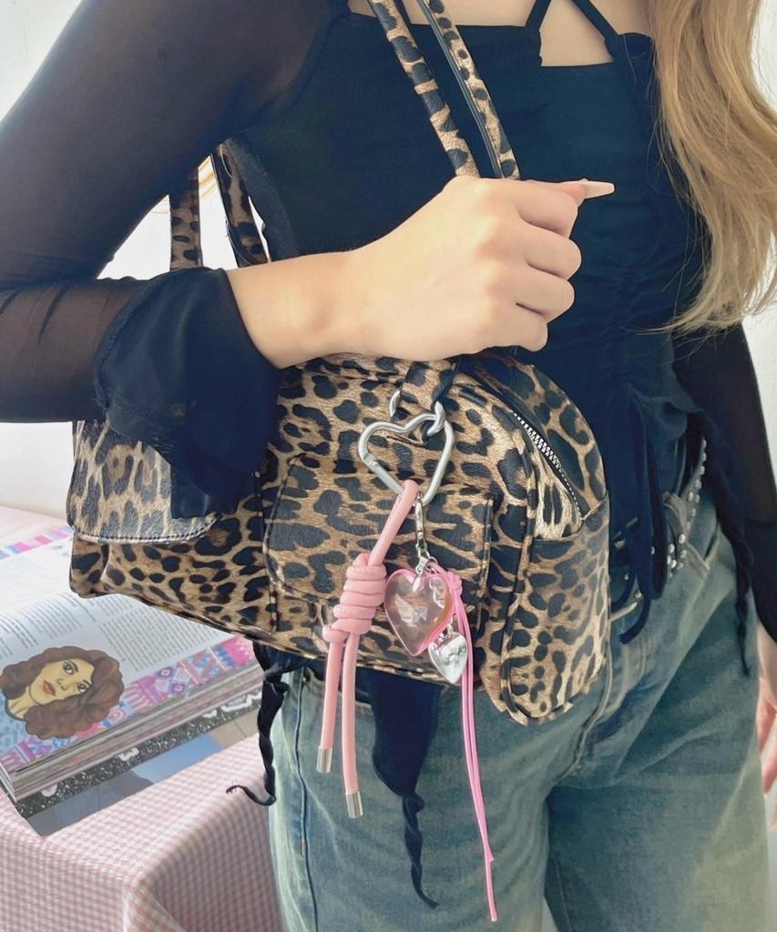 Брелок WEGO с мотивом сердца, школьный размер, розовый набор, подарок, милый, девчачий, женский, F,