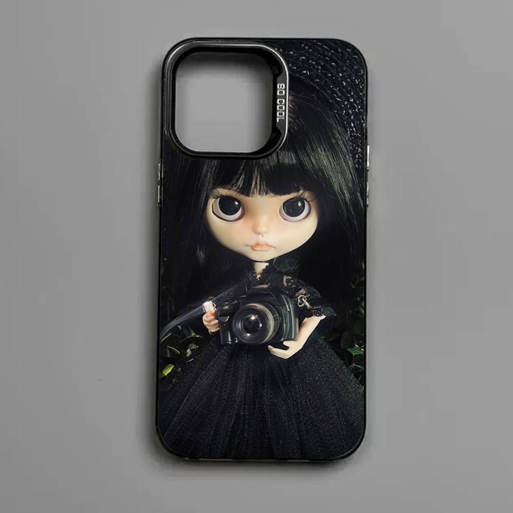 Темный милый кукольный чехол для телефона IPhone 17 16 15 14 13 Pro 12 11 Pro Max PLUS Цветная задняя крышка