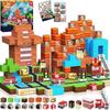 Magnetic Building Blocks Mine World Magnetic Cave World Brick Cube Toys Set STEM Sensory Best Gift for Boy Girl Children
