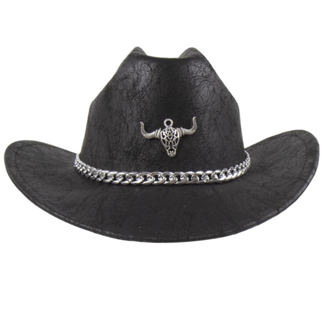 Модная замшевая ковбойская шляпа для женщин, мужчин, унисекс, шляпа с широкими полями, с металлической головой быка, дышащая, солнцезащитная шляпа, дорожная федора