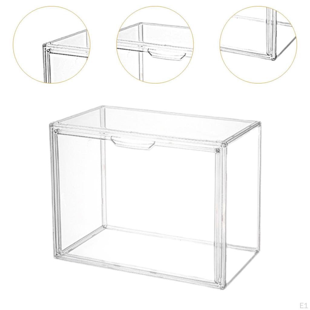 Bag Display Box Handbag Organizer Dustproof Multifunction Show Case Sturdy Storage Bin Transparent