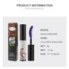 6 Color Mascara Waterproof Slim Natural Curling Volumizing Color Mascara Stage Makeup Sensation Eye Lashes Brush Beauty