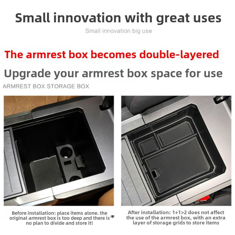 Ящик для хранения в подлокотнике автомобиля, модификация центральной консоли автомобиля, отсек для хранения, подходит для 23 путешественников Chery Jetour