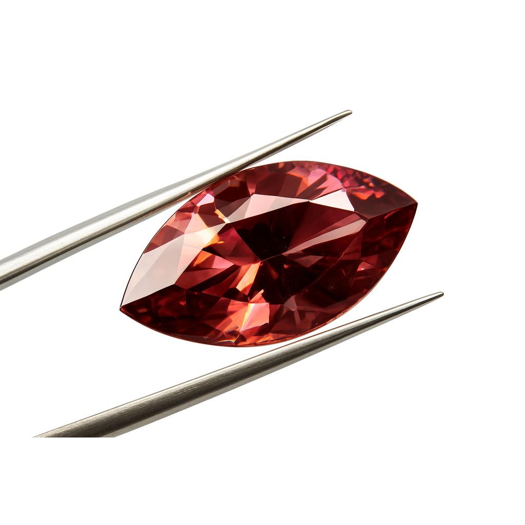 Marquise Natural Padparadscha Sapphire 9.70 Ct Fabulous Certified Gemstone