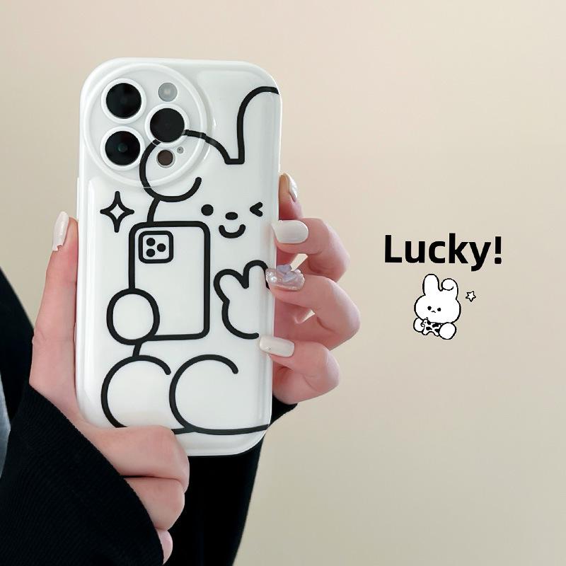 Силиконовый чехол Zhitai Cartoon для iPhone 11/12/14 и 15 Pro с защитой от попадания воздуха