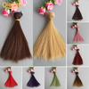 15cm Long Straight Synthetic Fiber Wig Hair Extension for BJD SD Doll Accessory