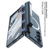 Магнитный чехол для Galaxy Z Fold6 со съемной подставкой, держателем для стилуса, матовым покрытием, ударопрочная поликарбонатная крышка