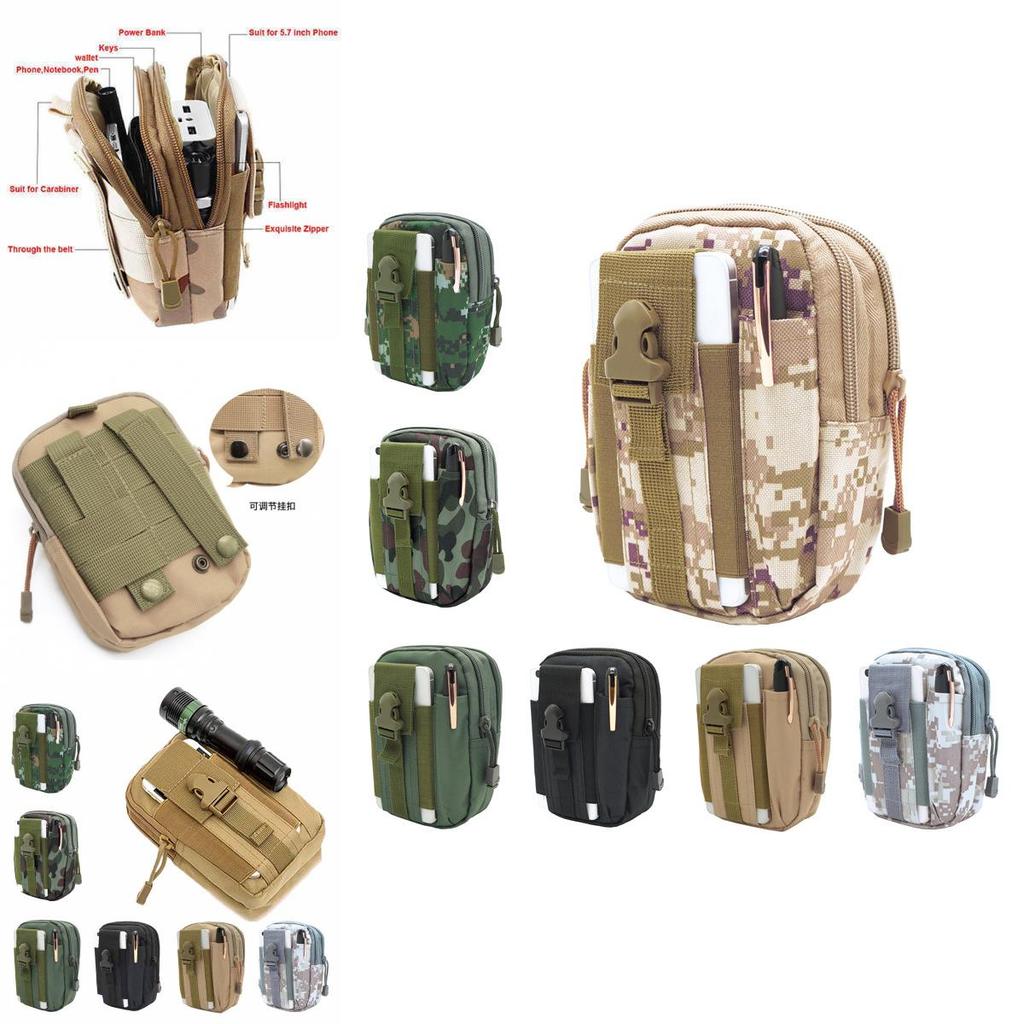 Нейлоновая Тактическая Многоцелевая Подсумок Molle EDC Универсальный Гаджет Поясная Сумка Инструмент