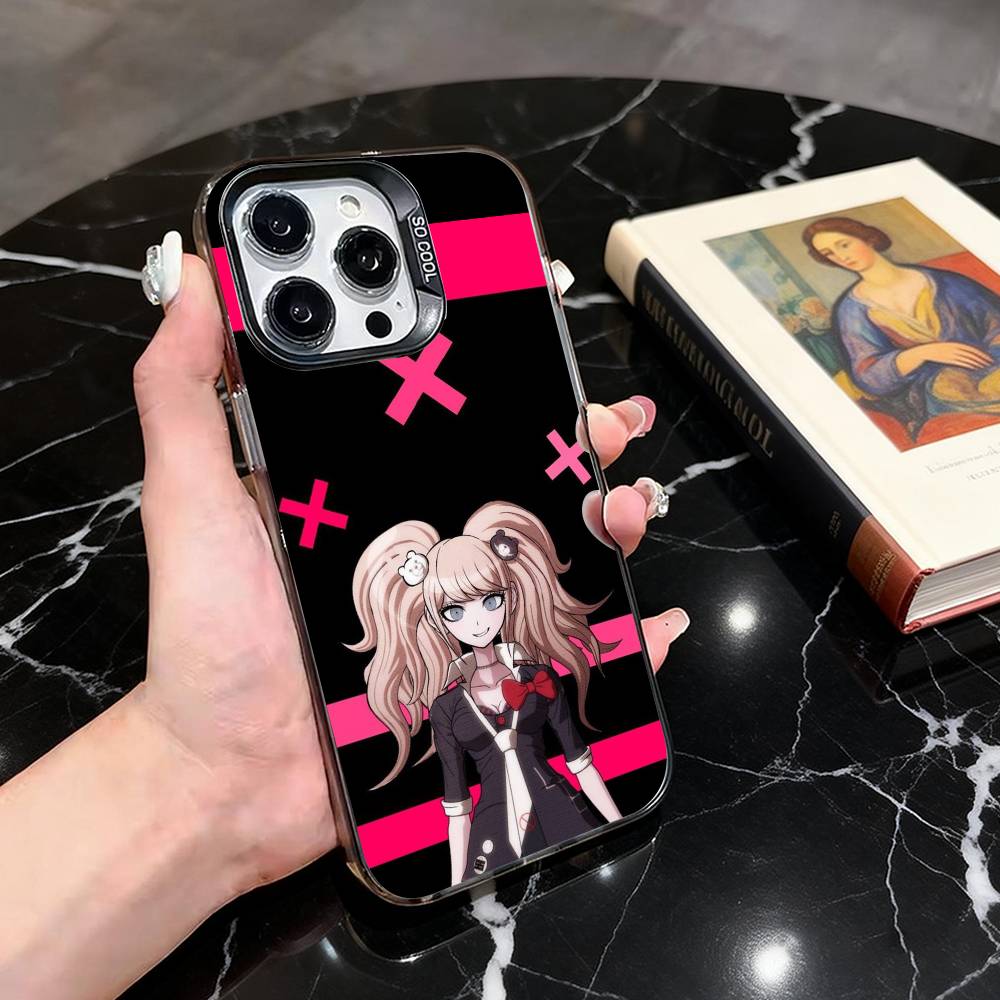 J-Junko Аниме Эносима-JEES Чехол для телефона Для iPhone 17,16,15,14,13,12,11 Plus,Pro Max,XS,Красочный Серебряный Чехол для телефона Funda Cover
