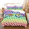 Splatoon 3 Inkling Squid Bedding Set Duvet Cover Sheet Printed Bed Set Pillowcase Bed Full Queen King Size Comforter Bedroom