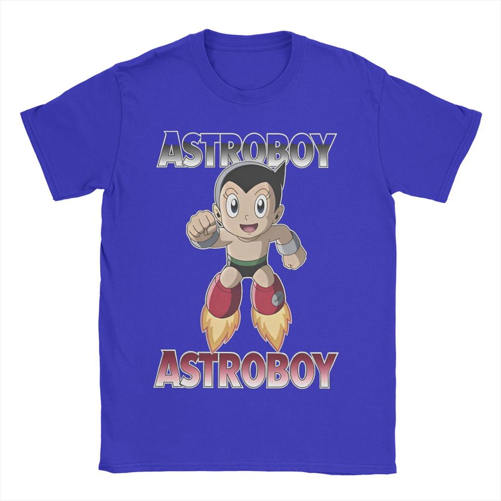 Astro Boy TShirt Summer Anime Hippie T Shirts Unisexs Pure Cotton Crew Neck Plus Size Clothing Short Sleeve YK Casual Tops