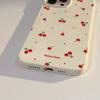 For iPhone 12 Pro/12 Case Unique Cherry Pattern Printing TPU Phone Back Cover