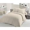 LOVELY HOME DUVET COVER SET - 220x240 Cm - 100% COTTON - BEIGE IVORY