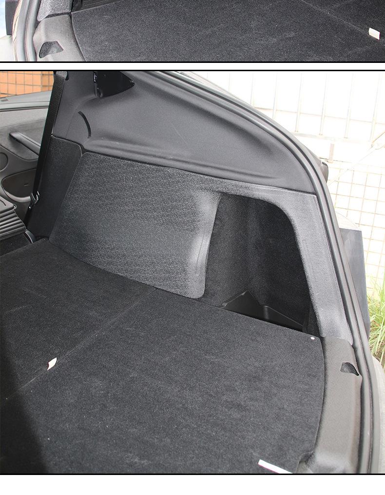 2025 Tesla Model Y Trunk Side Pocket TPE Protective Mats - Wear & Scratch Resistant