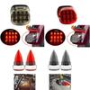 Bike Tail Light Motorcycle Lens Turn Signal Bezels Indicator Lens Trim For Harley Street Glide Road Glide Fatboy Sportster Dyna