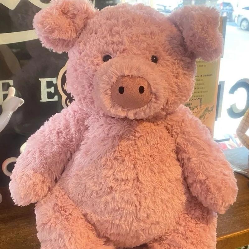 35-60cm Jc Cute Pink Barnabus Pig Plush Toy Home Furnishings Sofa Ornament Can Carry Travel Companion Doll Peripheral Fun Gift