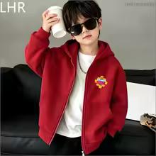 Firefighter Sam Animation Children Zip Black Pink Girl Hoodie Boy Tops Casual Sweatshirt Kids Autumn Trendy Outerwear Outdoors