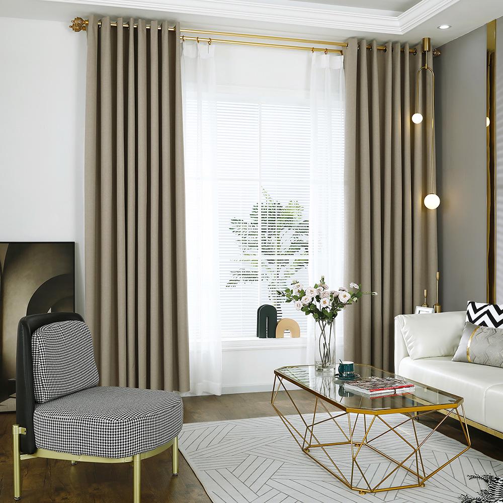 Blackout Curtains for Bedroom Grommet Insulated Room Curtains for Living Room Set of 2 Panels