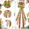 Large Green Bow Christmas Bow Ribbon Tree Topper Christmas Decorations  New Year Party