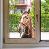 Animal Steed Glass Window Home Wall Beautification Decorative Wall Stickers