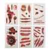 30 PCS Halloween Party Waterproof Temporary Tattoos Stickers For Women Men 3D Reality Vampire Blood Scar Design Tattoo Stickers