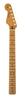 Satin Roasted Maple LH 22 Jumbo Flat Oval Shape Replacement Guitar Neck Made In Mexico Stratocaster® Neck, Frets, 12", Maple,