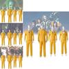 Костюм для косплея Битлджуса 2024 года для мужчин и женщин в ярком желтом цвете