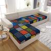 Modern Printed Sofa Cushion Cover Livingroom Funiture Protector Spandex Elastic Removable Lshape Corner Armchair Couch Slipcover