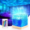 Ночной светильник Rpgonl Aurora Lamp Sea Light Control 16 типов RGB-подсветки Плавная регулировка яркости Прикроватная лампа Настольная лампа Aurora Lamp Lamp Вращающаяся вода