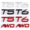 AWD T5 T6 Logo Car Sticker Emblem Trunk Badge Decals for V40 V60 V90 XC60 XC90 XC40 S60 S90 S80 C30