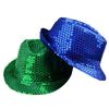 Sequins Panama Cap Shiny Dance Performance Hat Durable Jazz Hat  Men Women