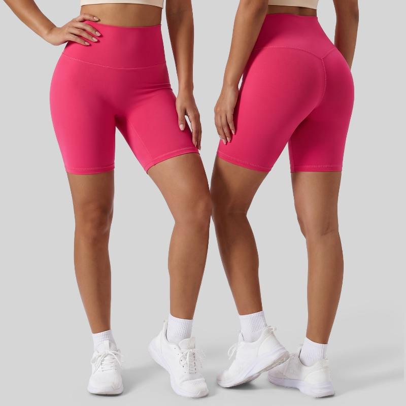 Women S High Waist Yoga Shorts Tummy Control Workout Short Pants