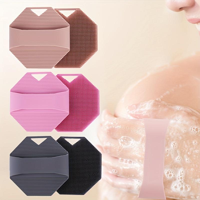 Soft Body Scrub Shower Brush, Gentle Exfoliating Cleanser, Ergonomic Design, Durable Bathroom Accessory