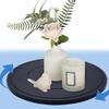 360 Rotation Rotate Turntable Anti Slip Rotary Plate Practical Plastic Turntable  Display