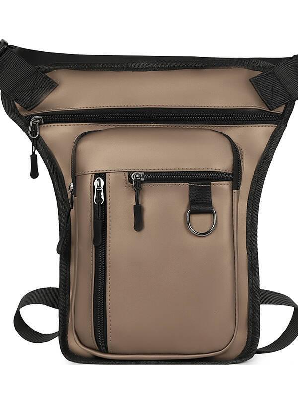 Мужская многофункциональная водонепроницаемая набедренная сумка кроссбоди для повседневных занятий спортом и велоспорта