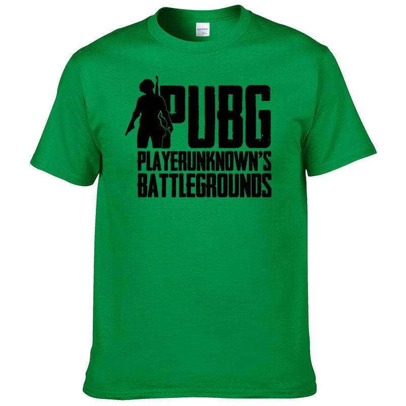 New Summer 2024 Game Pubg T Shirt Men Cotton Short Sleeve Print T-Shirt Fashion Casual Tops Cool Tees Hombre F23