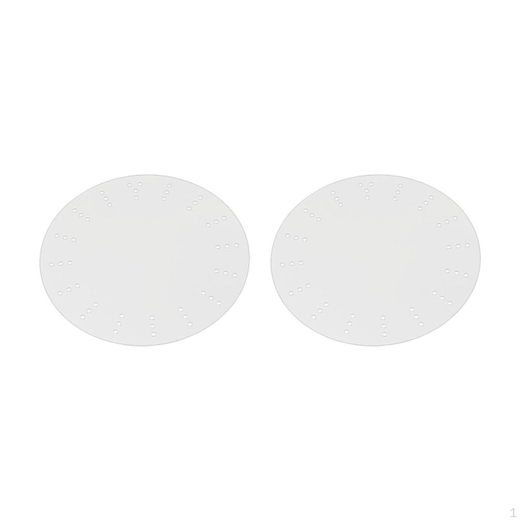 2 прозрачных шаблона венков для цветочных проектов своими руками