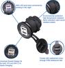 НОВЫЙ 6-позиционный кулисный переключатель + двойное USB автомобильное зарядное устройство + вольтметр автомобильный прикуриватель