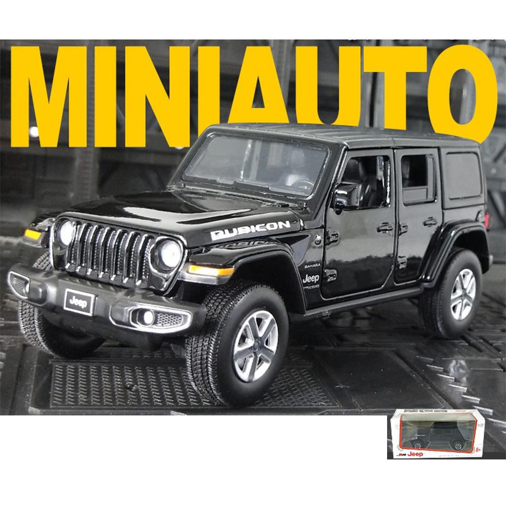 1/32 масштабная модель игрушечного автомобиля для Jeep Wrangler Rubicon, модель автомобиля из сплава, литая под давлением внедорожная игрушка со звуком и светом