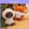 Cute Fox Mini Doll With Plush Pp Cotton Filling Very Suitable Room Decoration