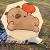 1PC Bear Tomato Umbrella-8-Rib Reinforced, Automatic Open, Lightweight & Durable, Cute Fashion Accessory for Outdoor-Y0354