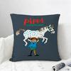 Book Pippi Longstocking Cushion Cover Natural Linen Pillowcase Set AllinOne Decor for Sofa Bedroom  Chair